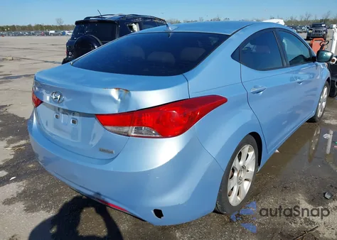 2012 Hyundai Elantra Limited (Ulsan Plant) z USA, uszkodzony, nr VIN KMHDH4AE4CU388015